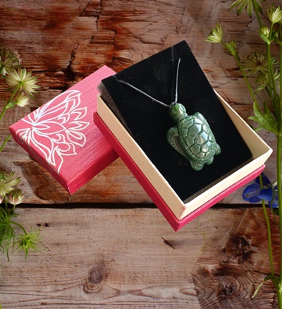 New Zealand Greenstone carved Turtle